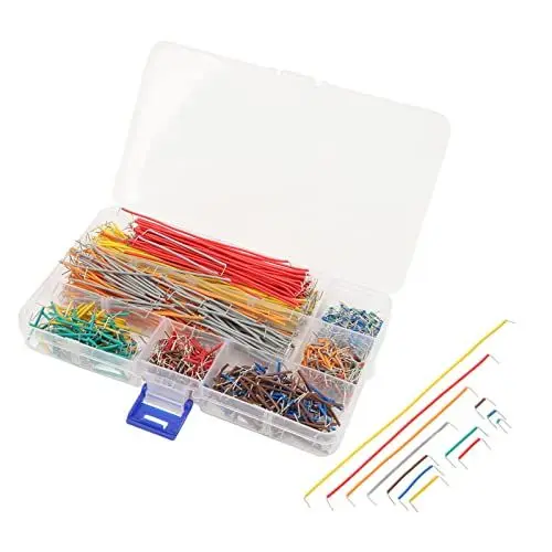 Produktbild: 840PCS Jumper Wire Kit 14 Längen Kupfer Flexibles Steckbrett Jumper Wire Kabel mit Aufbewahrungsbox