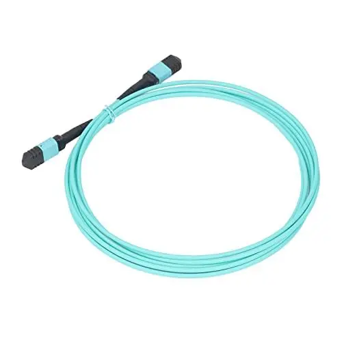 Produktbild: 8-adriges Multimode-Glasfaserkabel, Glasfaser-Jumper, 8-adriges Multimode-Glasfaser-Patchkabel, 10 GB, MPO auf MPO, OM3-Glasfaser-Patch-Glasfaserkabel