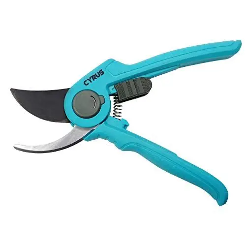 Produktbild: 8''Garden Shears Pruner Secateurs & Pruning Scissors Flower Gardening Sharp Carbon Steel Hand Tools Florist Bonsai Cutters Plant Floral Snips - CYRUS