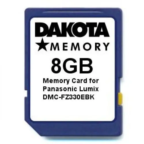 Produktbild: 8GB Memory Card for Panasonic Lumix DMC-FZ330EBK