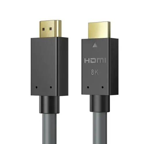 Produktbild: 8K HDMI-Kabel 3m HDMI 2.1 zertifiziertes Kabel mit sehr hoher Geschwindigkeit 48Gbps 4K120Hz 8K60 144Hz eARC HDR10,HDCP 2.2 und 2.3 3D, kompatibel mit Apple TV 4K Roku HDTV Blu-ray PS5/4 Xbox X