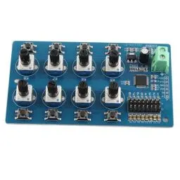 Produktbild: 8-Kanal-Servo-Controller-Knopfsteuerung Onboard-Lenkgetriebe-Controller-Modul