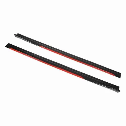 Produktbild: 8PCS Auto-Seitenschweller, Styling Bright Black Red Trim Splitter Diffusor Winglet Universal für Reduzieren Sie Spritzer