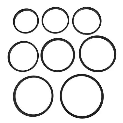 Produktbild: 8-teiliger Tragbarer Objektivadapter, Leichtes Adapterring-Set, Transformationskaliber-Adapterring für Starlight Grey-Spiegel