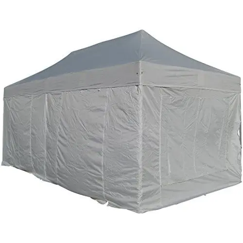 Produktbild: 8x4m ALU Profi Faltzelt Marktzelt Marktstand Tent 40mm Quad mit Metallgelenken und PLANEN FEUERHEMMENDEN von AS-S