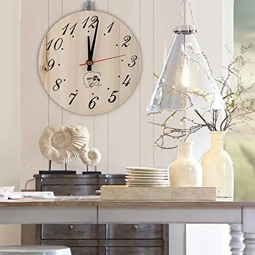 Produktbild: 8-Zoll-Saunauhr, Dekorative Zeitschaltuhr für Saunazubehör, Saunaraum-Heimdekoration