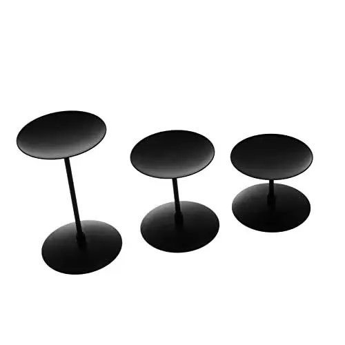 Produktbild: 9 STK Dekorativer Kerzenhalter Aus Schmiedeeisen Hochzeitsdekorationen Für Tische Schmuckständer Kerzenregal Halloween-Ornamente Weihnachtsdekoration Schmuck Kerzen Mode Tablett