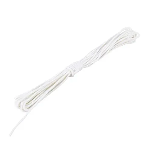 Produktbild: 9 Strang 550 Leuchtende Paracord Fallschirmschnur, Outdoor Seil Fallschirmschnur Reißfeste Universell Standard Einsetzbares Survival Seil Bruchfestigkeit (weiß, 50ft)