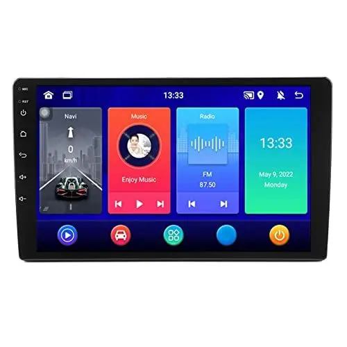 Produktbild: 9 Zoll Tragbares Autoradio, 4 G 32 GB ROM DC12 V Lenkradsteuerung WIFI-Verbindung Stereo-GPS-Navigations-Multimedia-Player (Keine Kamera) Auto-MP3/MP4