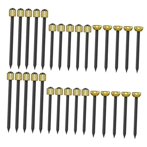 Produktbild: 90St Bildstift Holznägel strapazierfähige Bildaufhänger Nägel-Kit Bilderrahmen Ziernägel zum Aufhängen Wandaufhänger für Bilder Maniküre Kleiderbügel Kopf aus Kupfer Reißzwecke