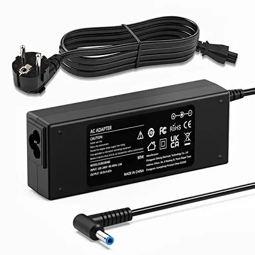 Produktbild: HP Ladekabel Netzteil für HP 240, 250, 255 G3-G7, Elitebook 840, 850, Probook 430, 440, 450, 470, 640, 650, Pavilion, Envy - 19,5V, 4,62A, 4,5 x 3,0 mm