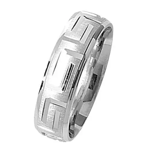 Produktbild: 925 Sterling Silber 6mm Soft Court Form Herren/Damen - Trauring/Ehering/Hochzeitsring TRS29455RSP