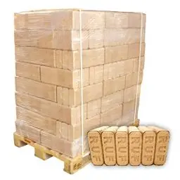 Produktbild: 960 kg Palette RUF Brikett TOP Sonderangebot Hartholzbriketts aus Buche und/oder Eiche Kamin Ofen Holz Gluthalter Brennholz Ofenbriketts Kaminbriketts Premium Öko Holzbriketts | Energie Kienbacher