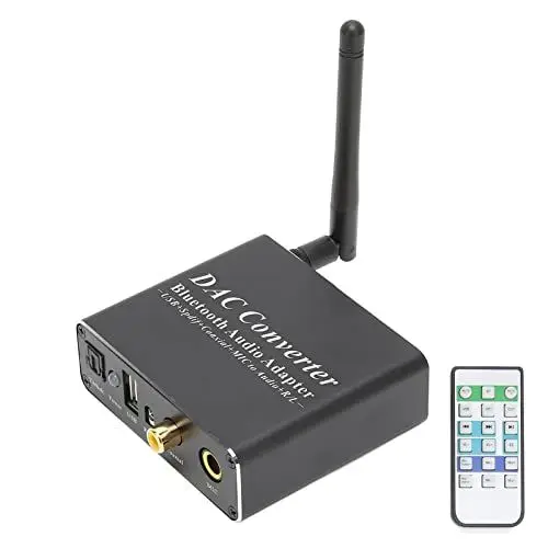 Produktbild: 96-kHz-Digital-Analog-Konverter, DAC-Digital-SPDIF-Optisch-Analog-Cinch-Konverter, Optisch-auf-3,5-mm-Klinkenadapter, DAC-Adapter für TV-Heimkino-Konferenzräume
