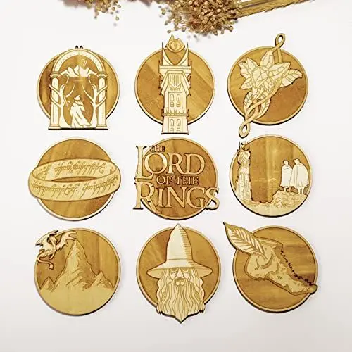 Produktbild: 9er Set Untersetzer - 6er Set Untersetzer - LOTR Kollektion