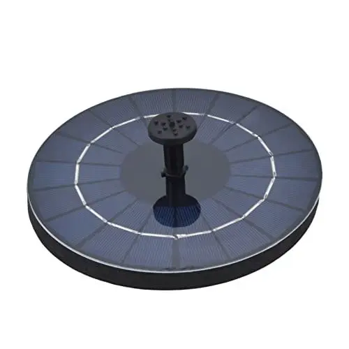 Produktbild: 9V 3,5W Solar Schwimmender Brunnen Garten Vogelbad Brunnenpumpe Solarbetriebener Brunnen den Außenbereich