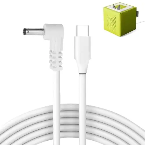 Produktbild: 9V Ladegerät für Toniebox 1m, Kompatibel mit Tonie Box Audioplayer, USB Typ C Kabel für Toniebox, USB auf DC Ladekabel Zubehör 5V auf 9V Schnellladekabel, für Laptop Lautsprecher Mini Fan, 1Meter