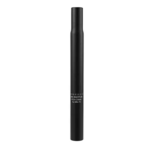 Produktbild: A ABSOPRO Fahrrad Sattelstütze Sattelrohr mit Skalenmarkierung 25.4x250mm Schwarz