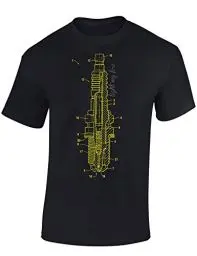 Produktbild: (A) Auto Tuning T-Shirt für Herren: Zündkerze - Light My fire - Motorsport Shirt Männer - Mechaniker & Autoliebhaber Geschenke (Schwarz 3XL)
