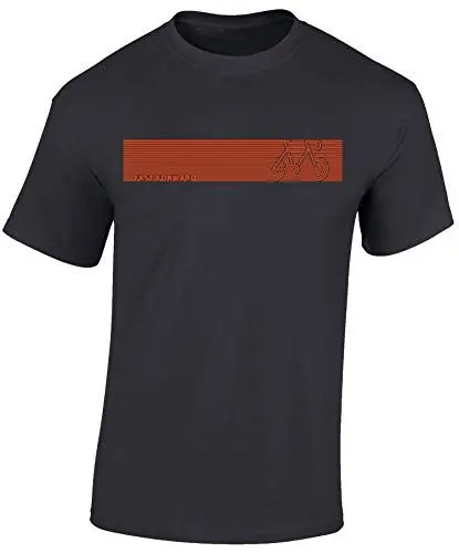 Produktbild: (A) Fahrrad T-Shirt Herren : Fast Forward Bike - Sport Tshirts Herren - Rennrad Zubehör (Mouse Grey S)