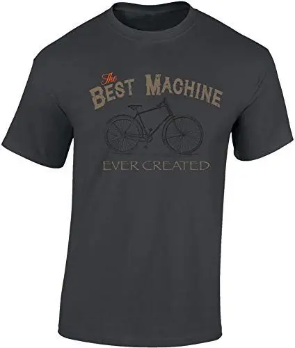Produktbild: Fahrrad T-Shirt Herren : The Best Machine - E-Bike Zubehör (Dark Grey XXL)