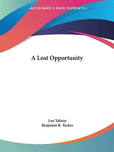Produktbild: A Lost Opportunity
