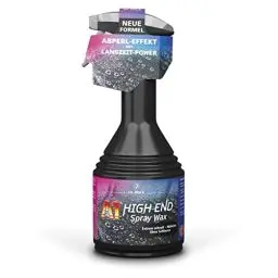 Produktbild: DR. WACK - A1 HIGH END Spray Wax 500 ml - Autowachs mit Abperl-Effekt - Sprühwachs für langanhaltenden Lackschutz & Glanz - Auto Lackversiegelung - für alle Lackarten - Hochwertige Autopflege