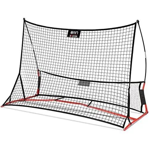 Produktbild: A11N 2-in-1 Fußball-Trainingsgerät – 2,1 m x 1,5 m tragbarer Fußball-Rebounder, doppelseitig für Team- oder Solo-Fußballtraining