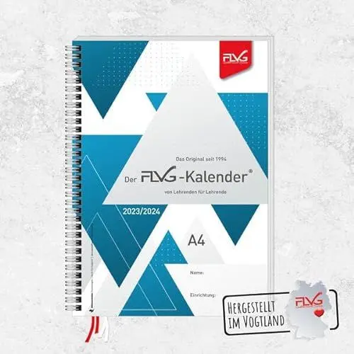 Produktbild: A4 FLVG-Kalender von Lehrenden für Lehrende 2023/2024 - der große Bruder