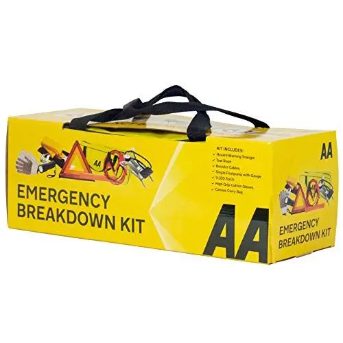 Produktbild: AA Car Essentials 5060114610651 Notfall-Pannen-Set, Emergency Breakdown Kit