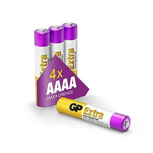 Produktbild: AAAA Batterien für Stylus Pen und Surface Pen | Ersatzbatterie für Eingabestifte, Presenter, Touchscreen Stifte | 4 Stück Batterien AAAA