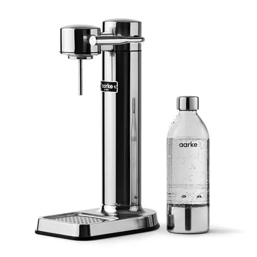 Produktbild: Aarke Carbonator 3, Sprudelwasserbereiter mit Wasserflasche, Stahl-Finish