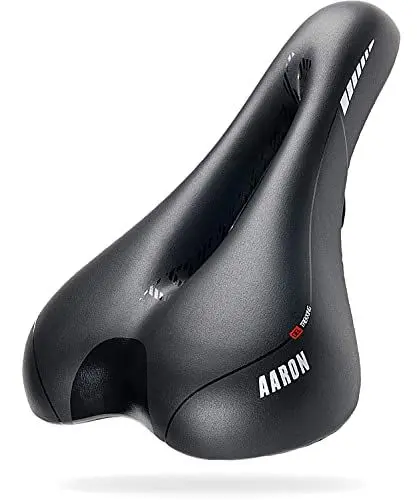 Produktbild: AARON Fahrradsattel - ergonomischer Fahrradsitz für Damen und Herren - Gelsattel ist bequem und wasserdicht - Fahrrad Sattel für Trekkingrad, Mountainbike, Stadtrad, E-Bike