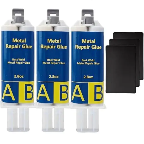 Produktbild: AB metallkleber，240g metallkleber extra stark，flüssigmetall hitzebeständig Geeignet für die Reparatur von Oberflächenrissen und -ausbrüchen in Metall, Edelstahl, Kunststoff, Holz, Keramik usw