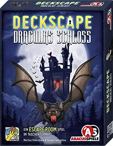 Produktbild: ABACUSSPIELE 38213 - Deckscape - Draculas Schloss, Escape Room Spiel, Kartenspiel