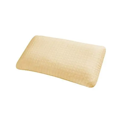 Produktbild: ABAKUHAUS Aufblasbarer Reisekissen aus Baumwolle garantiert Reisen mit dem Flugzeug 40 X 70 cm, Ivory