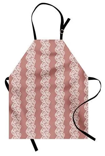 Produktbild: ABAKUHAUS Jahrgang Kochschürze, Weiß Lacy Romantisches Crochet, Schmutz und wasserfest geeignet fur den außen Bereich, Blush Wasser