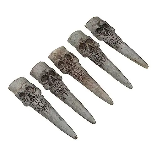 Produktbild: Abaodam 10 STK falscher Nagelsatz Handschuhe Finger leicht Finger der Marshexe Halloween Horror Halloween grusel Kleidung falsche Fingernägel Zombie-Nagelabdeckungen Rollenspiel Hexennägel