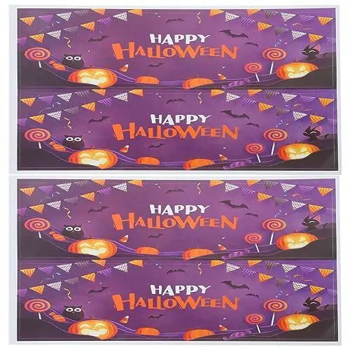 Produktbild: Abaodam 10st Aufkleber Wasserflaschen Etiketten Für Kürbisflaschen Gruselige Weinetiketten Süßes Flaschenetiketten Für Partys Etiketten Für Flaschen Partyflaschendekorationen PVC Halloween
