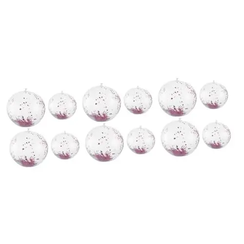 Produktbild: Abaodam 12 STK Aufblasbarer Wasserball PVC-Wasserball-Spielzeug Spaß Kinder Aufblasbare Bälle Strandparty-dekor Pool-Party-bälle Aufblasbare Transparente PVC-Kugel Strandspielzeug Spielen