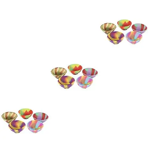 Produktbild: Abaodam 15 Stk Schale Für Kinder Prise Schalen Zum Kochen Prep Nudelschalen Silikon-zubereitungsschalen Mini-dip-teller Rührschüsseln Aus Silikon Nudelschüssel Pfeffer Gewürzschale