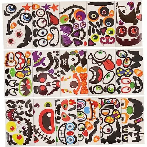 Produktbild: Abaodam 16 Blatt Dekorative Kürbisaufkleber Cartoon Kürbisaufkleber Kürbisdekorationsaufkleber Halloween Kürbisaufkleber Halloween Wandaufkleber Halloween Wandaufkleber