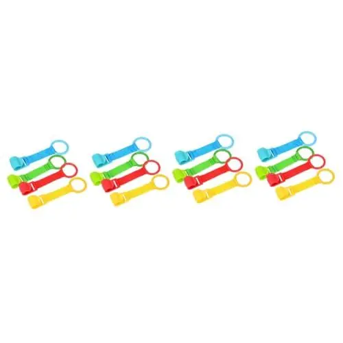 Produktbild: Abaodam 16 STK Laufgitter-handzugring Zugring Für Babybett Kleinkind Voll Fürs Hängend -Pull-up-Ringe Ziehen, Um Spielzeug Zu Stehen Aufblasbarer Stuhl Für Babys Getriebe Stoff