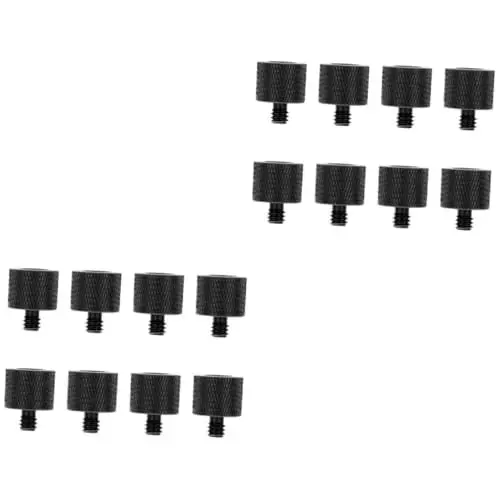 Produktbild: Abaodam 2sets Mikrofon Montage Hardware Universal Rack Schrauben Für Kamera Mikrofon Zubehör 8 Stücke * 2