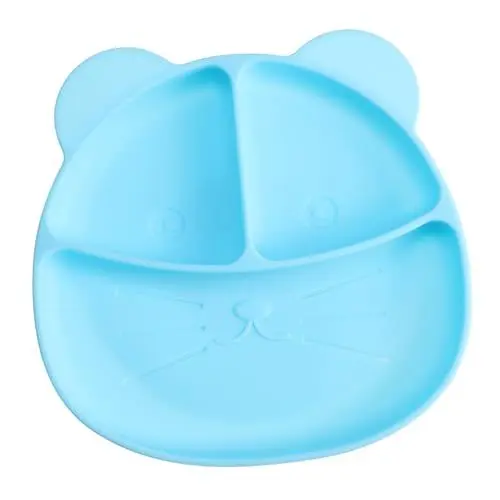 Produktbild: Abaodam 1stück Mädchen Essensplatte Mit Saugnapf Rutschfestes Unterteilt Design Für Gesunde Babynahrung Mikrowellengeeignet Lebensmittelechtes Material Cartoon-form Für Kleinkinder