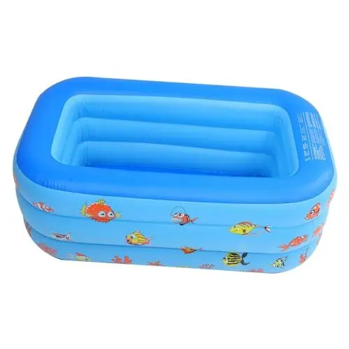 Produktbild: Abaodam Aufblasbare Wassermatratze Für Junge Mädchen Pool-badewanne Aus PVC Dreilagig Zum Spielen Und Schwimmen Zu Hause