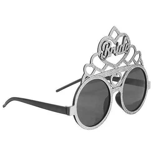 Produktbild: Abaodam 1 Paar Kostümbrillen Bräutigam-brille Trendige Sonnenbrille Blumenstecker Sonnenbrillen Für Hochzeiten Brillen Für Den Junggesellenabschied Mode Plastik Braut Dekorativer Spiegel