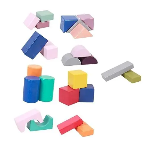 Produktbild: Abaodam 1 Satz Holzblock Spielzeug für Kleinkinder Stapelspielzeug Fantasiespielzeug Toys spielset 3D Bausteine Spielzeug Bausteinspielzeug Kinder stapeln Spielzeug hölzern