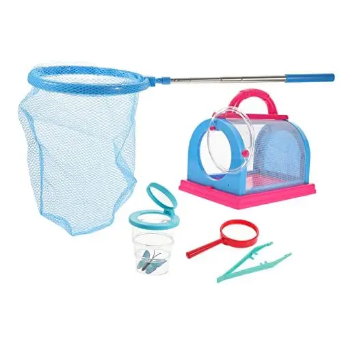 Produktbild: Abaodam 1 Satz Insektenbeobachtungsset Fänger Fangvakuum Fangkäfig Fangset Käfig Im Freien Wasser Werkzeuge Für Kleinkinder Tierkäfig Lupe Kinder Draussen Spaß Ring Pools ， Blue