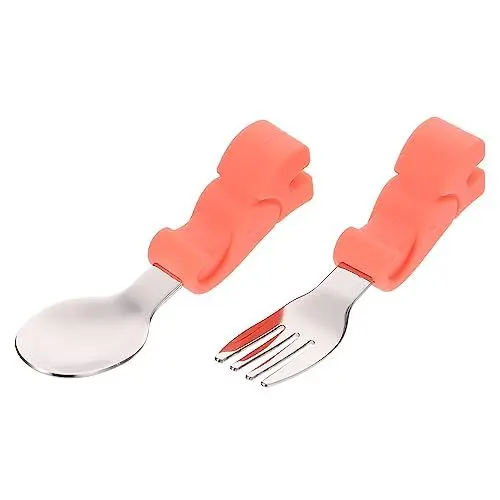 Produktbild: Abaodam 1 Satz Set Löffel und für Babys Kinder Esslöffel Kleinkindbesteck kindergeschirrsets kinderbesteck Kleinkinder-Utensilien Babylöffel und kurzer Griff